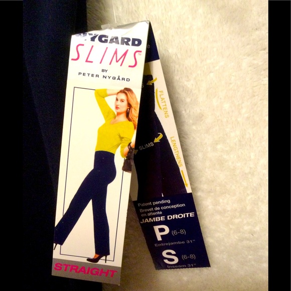 💎NWT💎NYGARD SLIMS BLACK PANTS - Picture 2 of 4